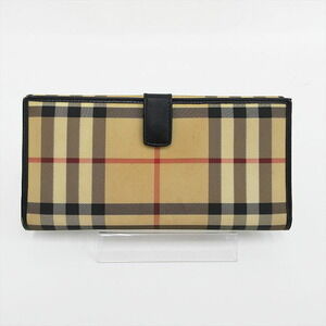 Burberry Check Beige Long Wallet